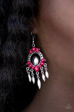 Load image into Gallery viewer, Catch Me If I Fall Pink Earrings
