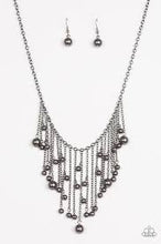 Load image into Gallery viewer, Catwalk Champ Black Necklace - Angie's $5.00 Bling