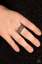 Load image into Gallery viewer, Cave Babe Orange Ring - Angie&#39;s $5.00 Bling
