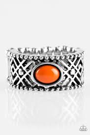Cave Babe Orange Ring - Angie's $5.00 Bling