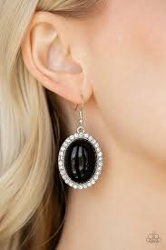 Celebrity Crush Black Earrings