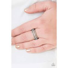 Load image into Gallery viewer, Center Court White Skinny Band Ring