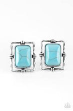 Load image into Gallery viewer, Center Stagecoach Blue Post Earrings