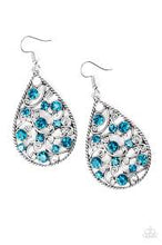 Load image into Gallery viewer, Certainly Courtier Blue Earrings