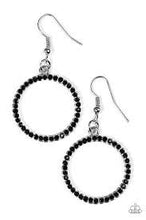 Load image into Gallery viewer, Champagne Chic Black Earrings