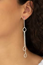 Load image into Gallery viewer, Chance of Reign White Earrings