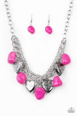 Change of Heart Pink Necklace