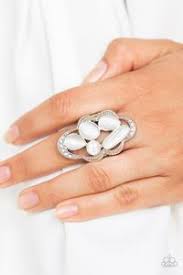 Cherished Collection White Ring - Angie's $5.00 Bling