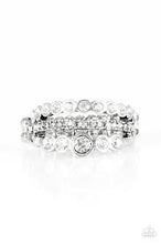 Load image into Gallery viewer, Cherish the Glitter White Skinny Band Ring