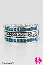 Chicly Chicago Blue Ring - Angie's $5.00 Bling