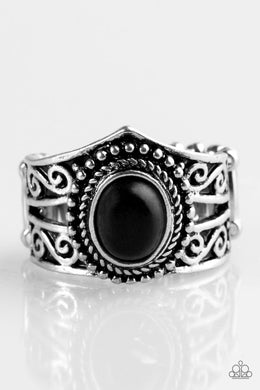 Chief of Chic Black Ring - Angie's $5.00 Bling