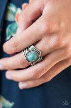 Load image into Gallery viewer, Chief of Chic Blue Ring - Angie&#39;s $5.00 Bling