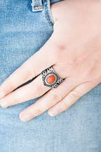 Load image into Gallery viewer, Chief of Chic Orange Ring - Angie&#39;s $5.00 Bling