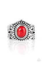 Load image into Gallery viewer, Chief of Chic Red Ring - Angie&#39;s $5.00 Bling