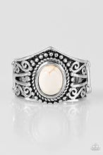 Load image into Gallery viewer, Chief of Chic White Ring - Angie&#39;s $5.00 Bling