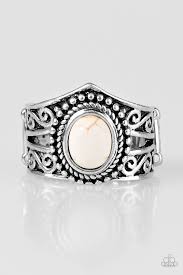 Chief of Chic White Ring - Angie's $5.00 Bling