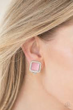 Load image into Gallery viewer, Cinderella Chic Pink Clip On Earrings
