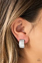 Load image into Gallery viewer, Cirque Du Couture Silver Clip On Earrings