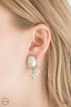 Load image into Gallery viewer, Classy Casablanca White Clip On Earrings