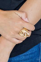 Load image into Gallery viewer, Clear the Sway Gold Ring - Angie&#39;s $5.00 Bling