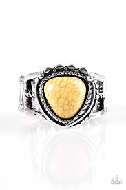 Cliff Climber Yellow Ring - Angie's $5.00 Bling