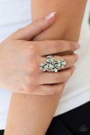Climbing Gardens Green Ring - Angie's $5.00 Bling