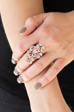 Load image into Gallery viewer, Climbing Gardens Orange Ring - Angie&#39;s $5.00 Bling