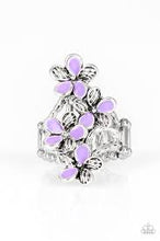 Load image into Gallery viewer, Climbing Gardens Purple Ring - Angie&#39;s $5.00 Bling