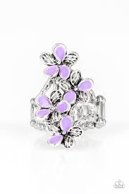 Climbing Gardens Purple Ring - Angie's $5.00 Bling