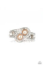 Load image into Gallery viewer, Collect Up Front Brown Skinny Band Ring