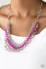 Load image into Gallery viewer, Color Bomb Pink Necklace