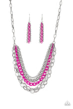 Load image into Gallery viewer, Color Bomb Pink Necklace
