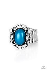 Color Me Confident Blue Ring - Angie's $5.00 Bling