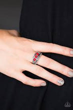 Load image into Gallery viewer, Color Me EMPRESSed Red Skinny Band Ring