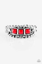Load image into Gallery viewer, Color Me EMPRESSed Red Skinny Band Ring