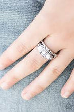 Load image into Gallery viewer, Color Me Empressed White Skinny Band Ring