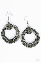 Load image into Gallery viewer, Colorful Coasts Green Earrings