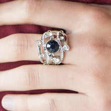 Load image into Gallery viewer, Colorful Constellations Blue Ring - Angie&#39;s $5.00 Bling