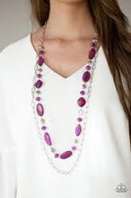 Load image into Gallery viewer, Colorful Couture Purple Necklace - Angie's $5.00 Bling