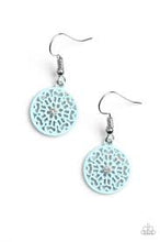 Load image into Gallery viewer, Colorfully Capricious Blue Earrings