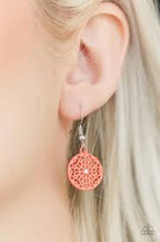 Load image into Gallery viewer, Colorfully Capricious Orange Earrings