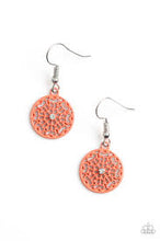 Load image into Gallery viewer, Colorfully Capricious Orange Earrings