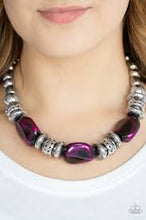 Load image into Gallery viewer, Colorfully Confident Purple Necklace - Angie&#39;s $5.00 Bling
