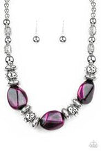 Load image into Gallery viewer, Colorfully Confident Purple Necklace - Angie&#39;s $5.00 Bling