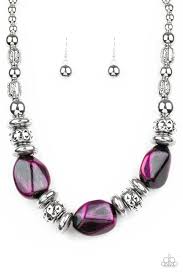 Colorfully Confident Purple Necklace - Angie's $5.00 Bling