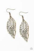 Load image into Gallery viewer, Come Home to Roost Brass Earrings