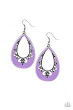 Load image into Gallery viewer, Compliments to the Chic Purple Earrings