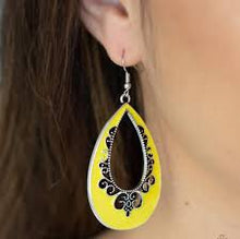 Load image into Gallery viewer, Compliments to the Chic Yellow Earrings