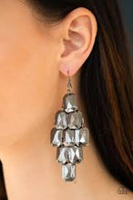 Load image into Gallery viewer, Contemporary Catwalk Black Earrings
