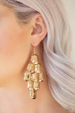 Load image into Gallery viewer, Contemporary Catwalk Gold Earrings